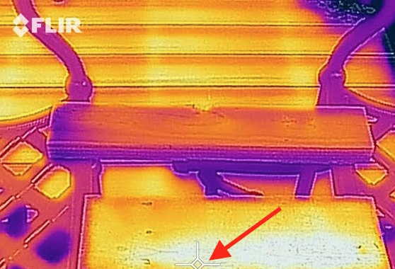 infrared photo deck wood