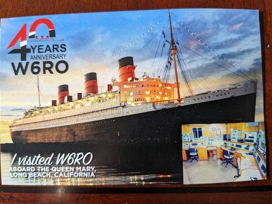 W6RO QSL card