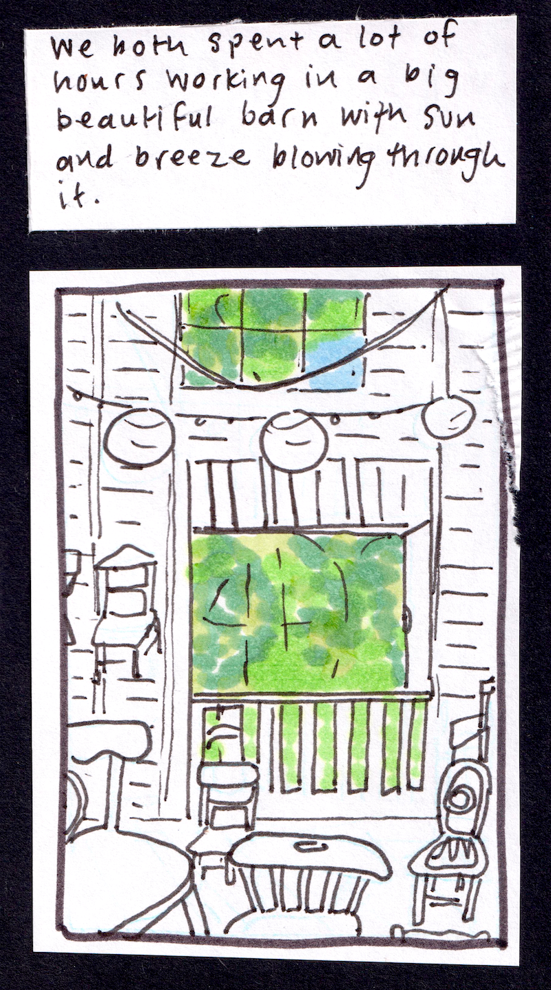 But don't be afraid! This meal-level salad would not be IN my regular rotation if it weren't also ENJOYABLE. It is! Refreshing, flavorful, filling. (And vegan, if you're into that kind of thing.) / (Carolyn at table with Ingrid and Iris: I just feel so....) (Ingrid and Iris, simultaneously: nourished?) (Carolyn: NOURISHED.) / This is yet another NYT thing (Melissa Clark), but I've put my own spin-aroo on th eprocess and added chick peas to make it more ...
nourishing. 