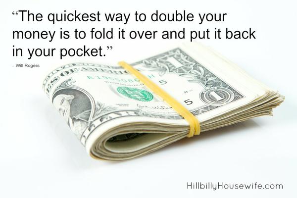 How to double your money 