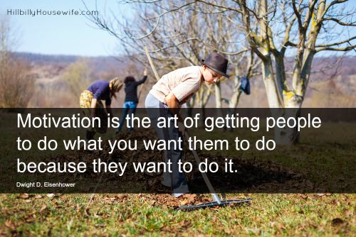 Motivation is the art of getting people to do what you want them to do because they want to do it - Dwight D. Eisenhower