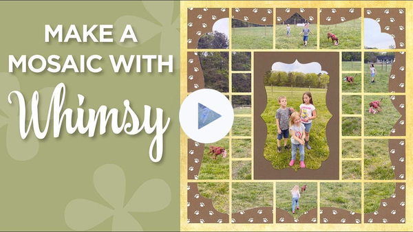 How to Create a Mosaic with the Whimsy Dies