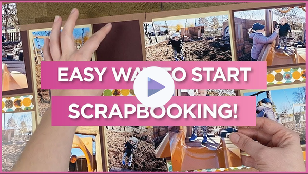 How to Use Scrapbook Kits for Beginner Scrapbookers | Easy Scrapbook layout for Beginners