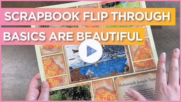 Scrapbook Flip Through | Pages with the Basic Die Bundle