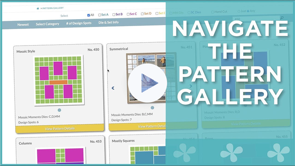 How to Navigate the Pattern Gallery