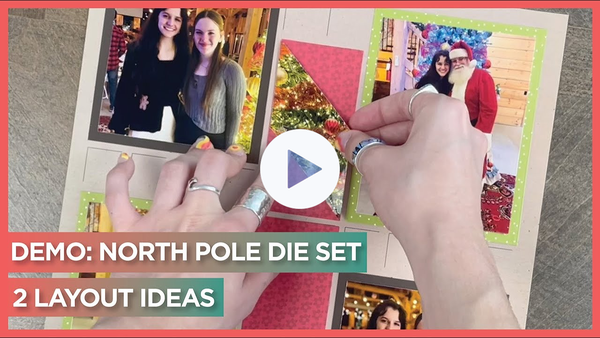 Demo of the North Pole Dies | Die Cutting Ideas | Scrapbooking