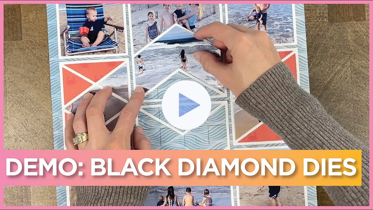 Quick Demo of the Black Diamond Dies | Die Cutting Ideas