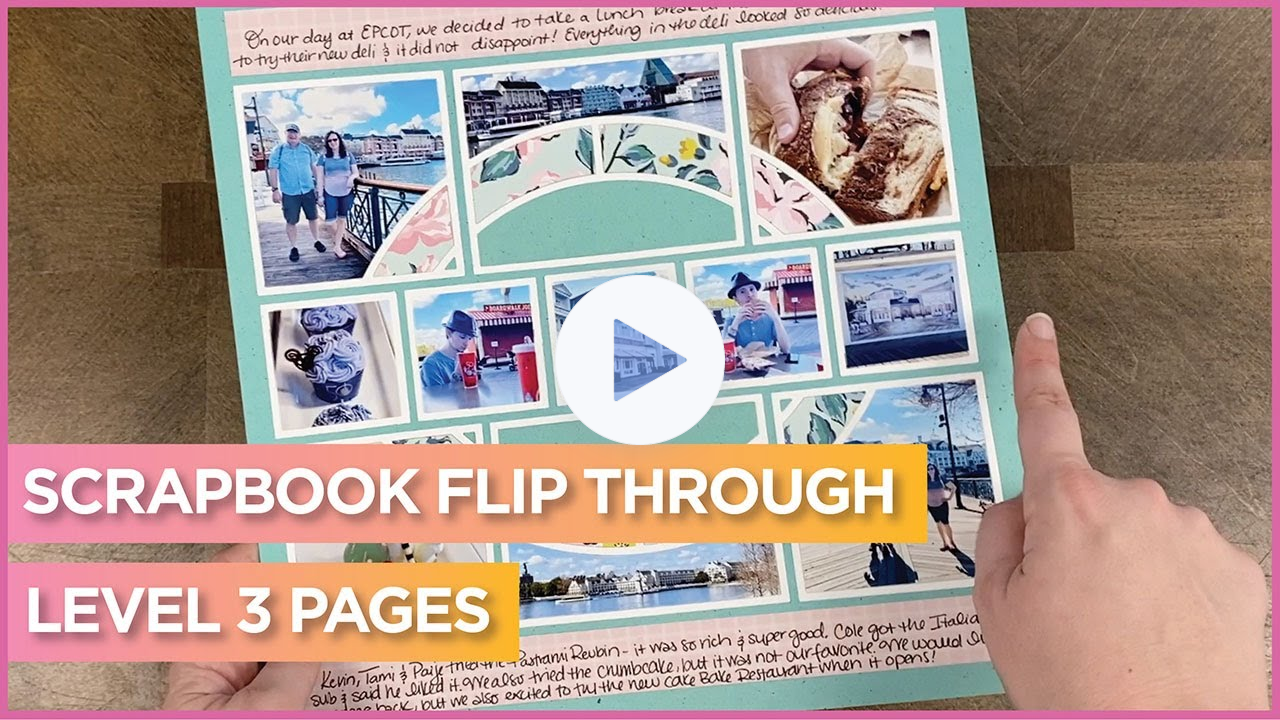 Scrapbook Flip Through | Adventure Level Die Scrapbook Pages | Die Cutting Ideas