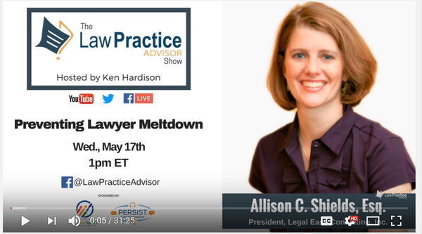 Allison Shields Law Practice Advisor Interview