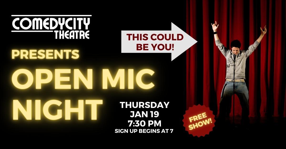 Open Mic Night at ComedyCity Theatre