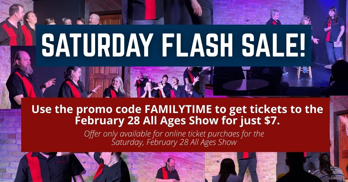 Family Improv Show Sale