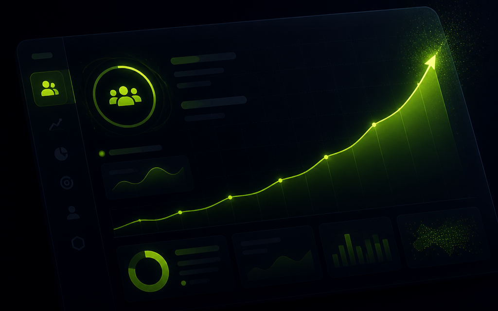 Organic follower growth on social media