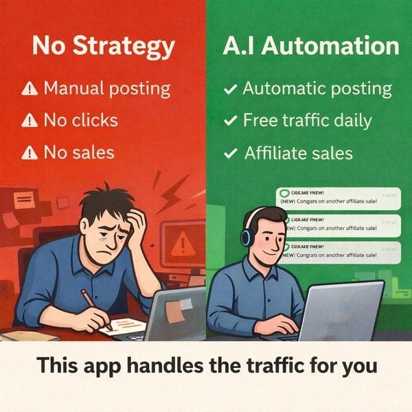Want free TikTok traffic? Paste your link, AI makes the videos, traffic comes daily