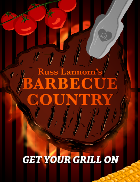 Russ Lannom's Barbecue Country: Get Your Grill On — free ebook cover with grilled steak
