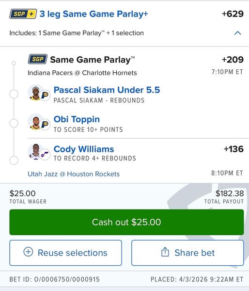 Bonus Play - NBA