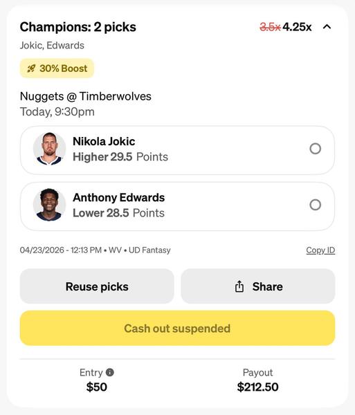 Bonus Play - NBA Parlay