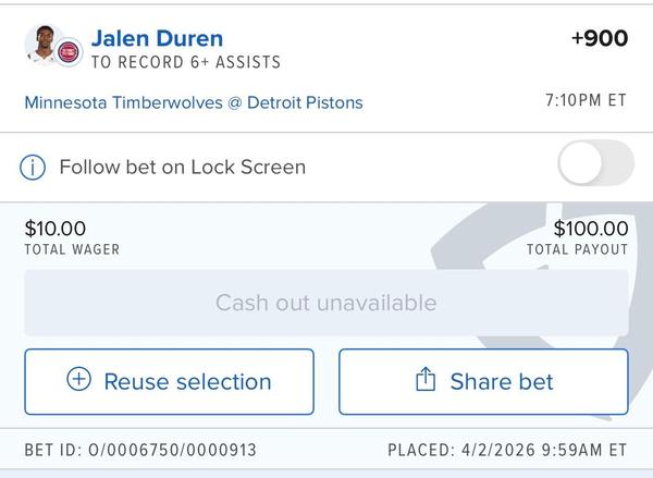 Bonus Play - NBA