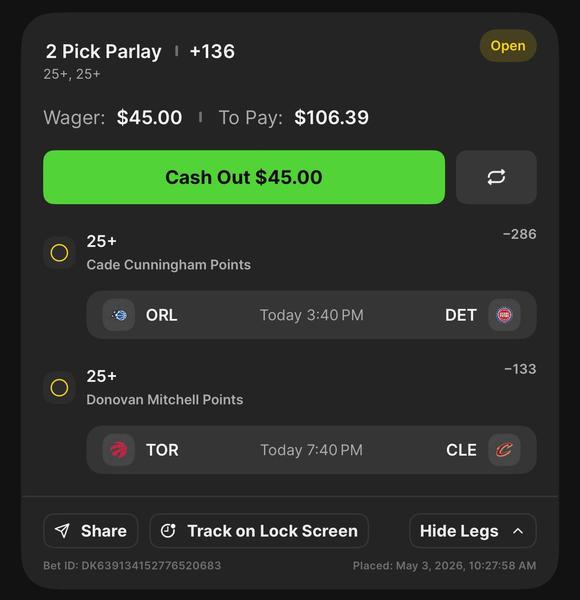 Bonus Play - 2-Leg NBA Parlay