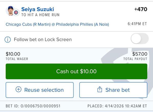 Bonus Play - MLB