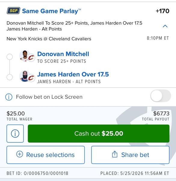 Bonus Play Ticket
