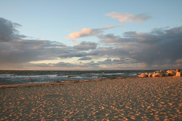 "Sunset, First Encounter Beach"