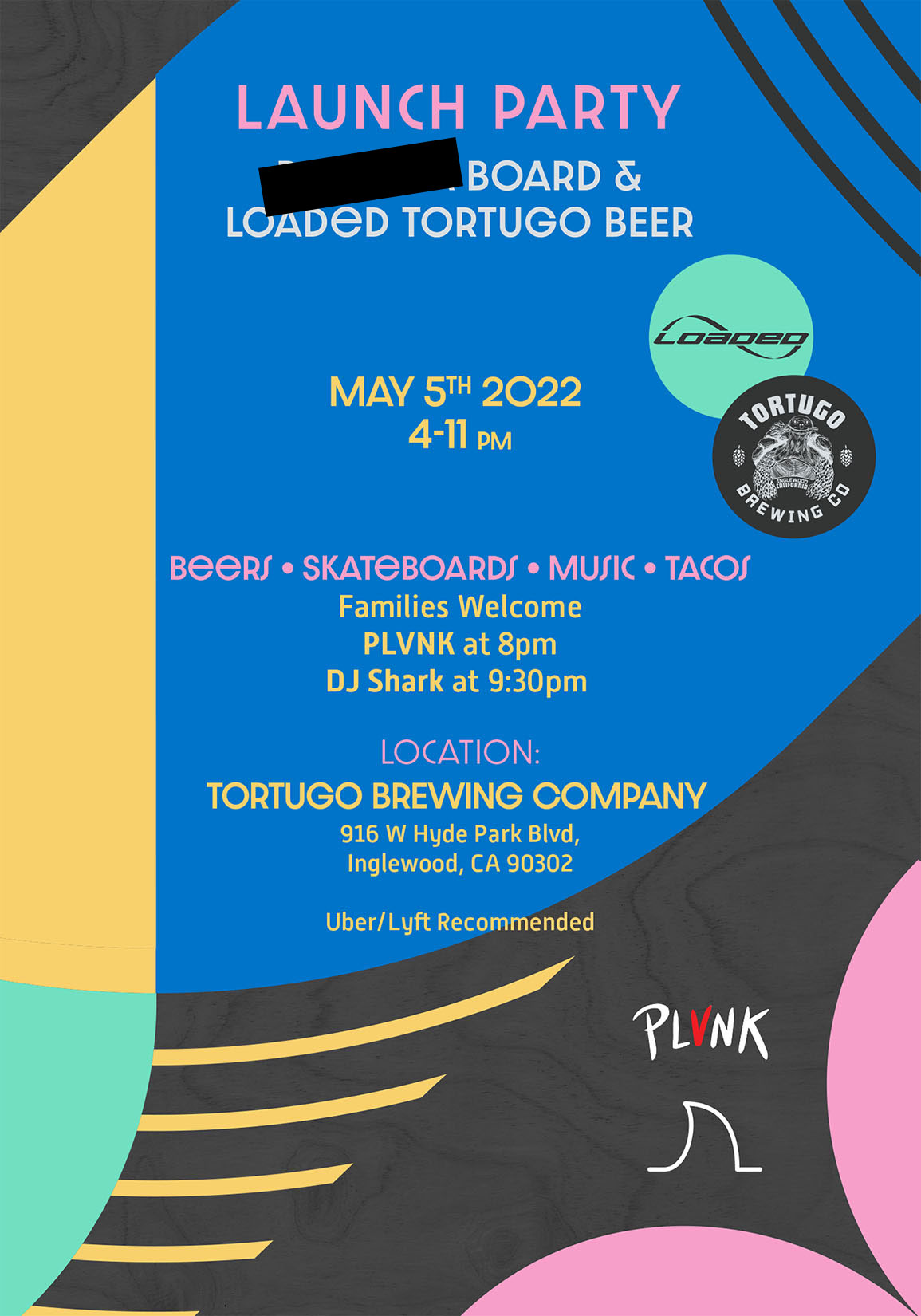 Tortugo Party Flyer