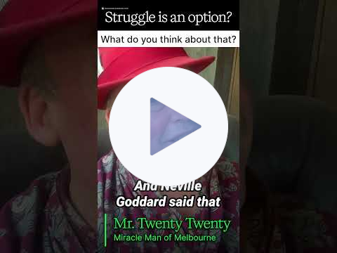 Struggle is an OPTION? - Neville Goddard Goodies Day 13 of 2026