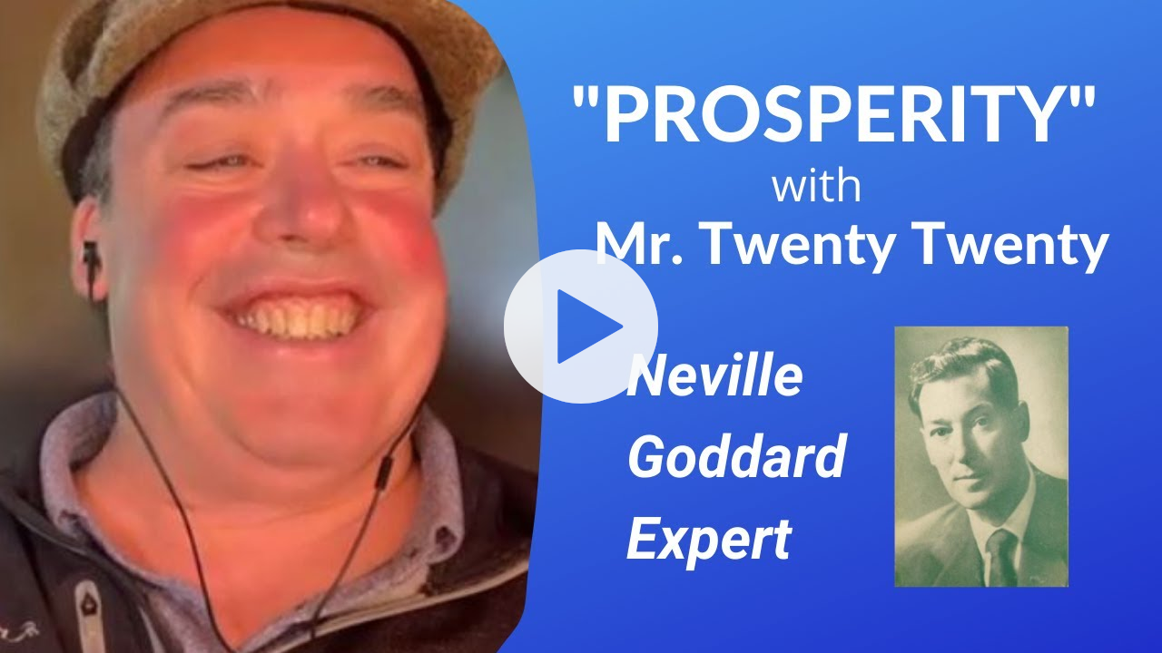Neville Goddard Prosperity Pack with Mr. Twenty Twenty