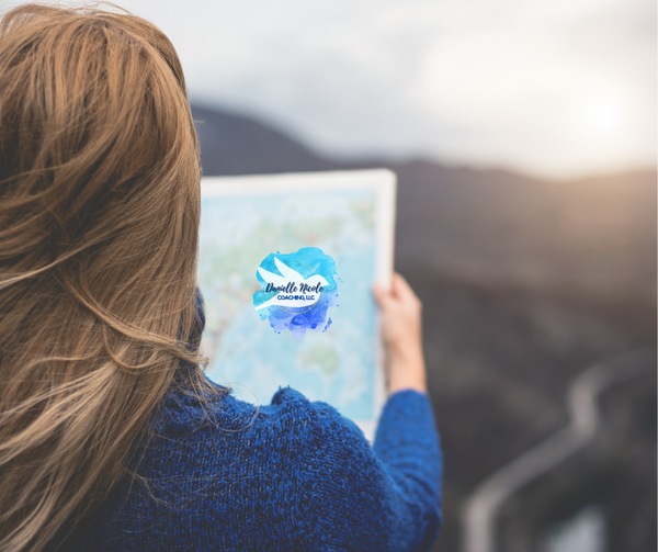 Mother with son at beach