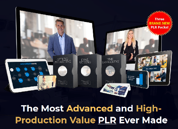 The brand new Executive series PLR video set