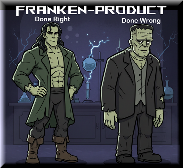 Franken-Product merging PLR into a single piece