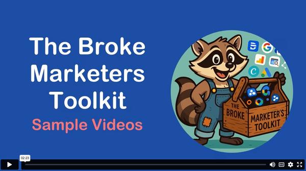 The Broke Marketers Toolkit