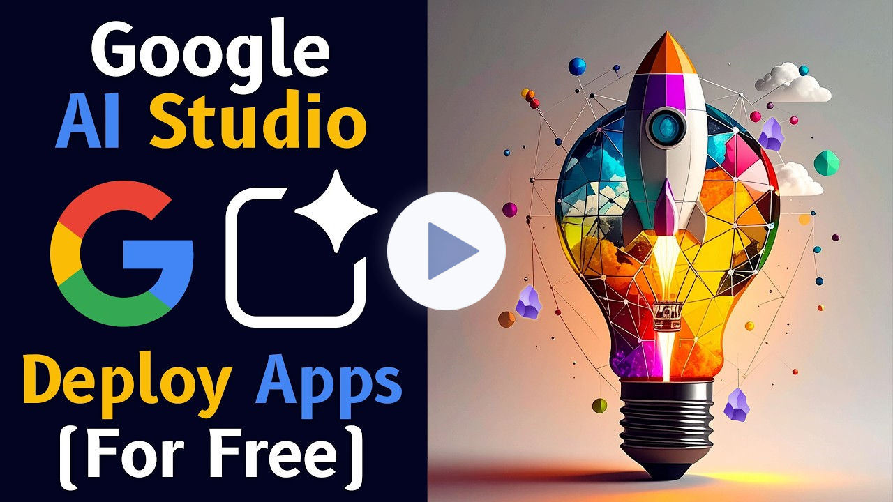 How I Deploy Apps With Google AI Studio 🚀 Full Tutorial + GitHub Tips