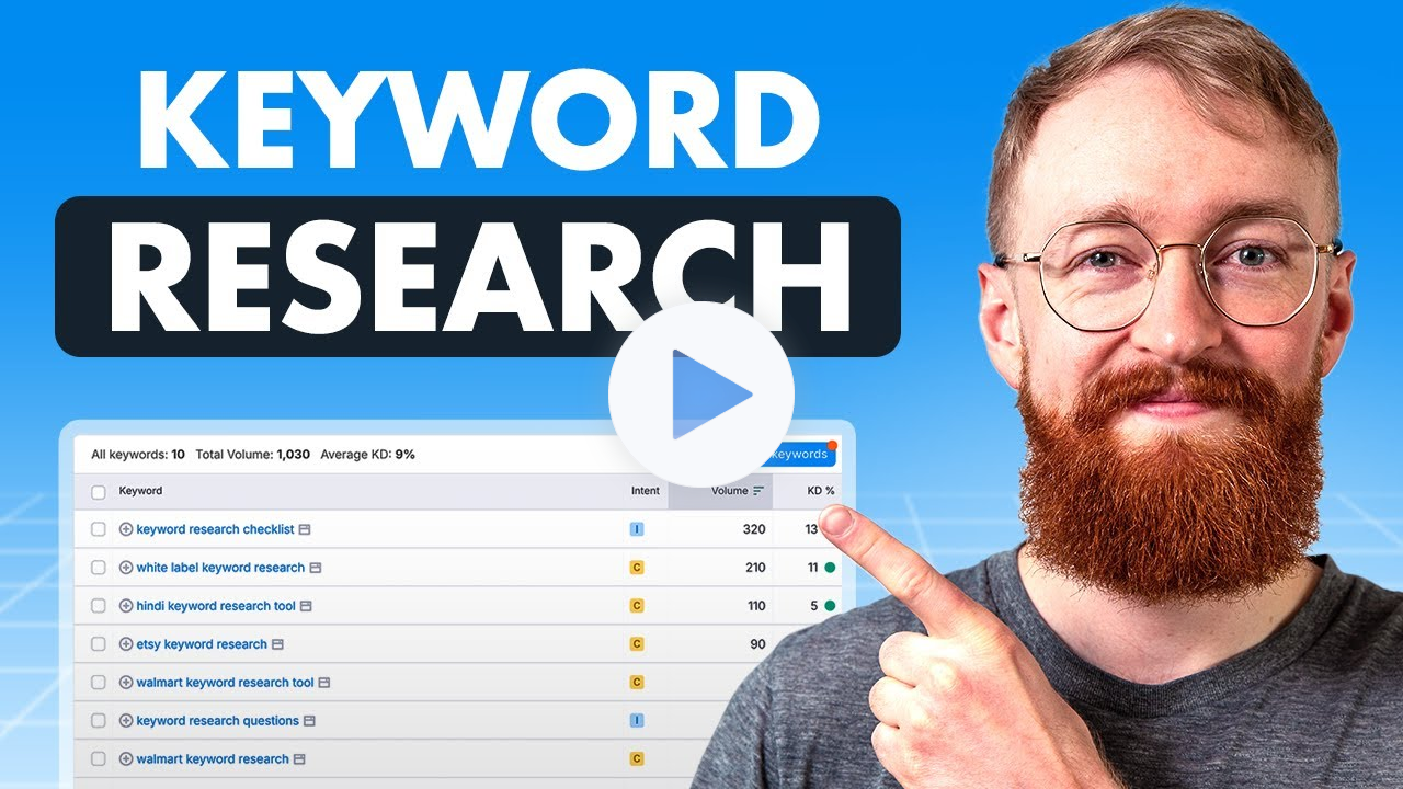 Keyword Research for SEO in 2025: Step-by-Step Tutorial