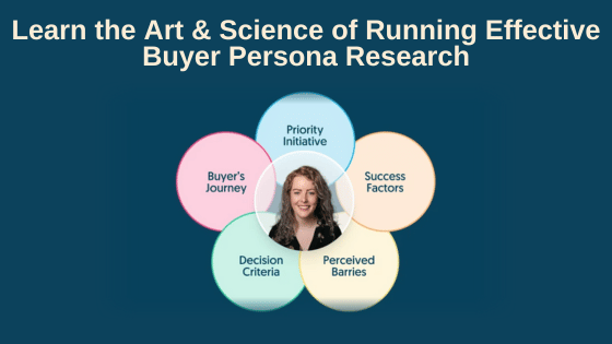 Learn the Art & Science of Running Effective Buyer Persona Research