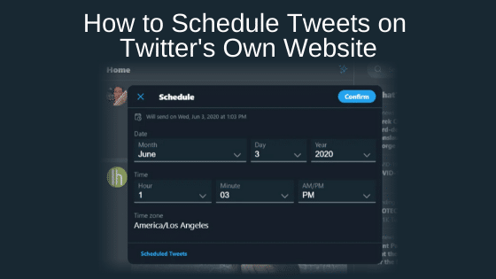 How to Schedule Tweets on Twitter's Website