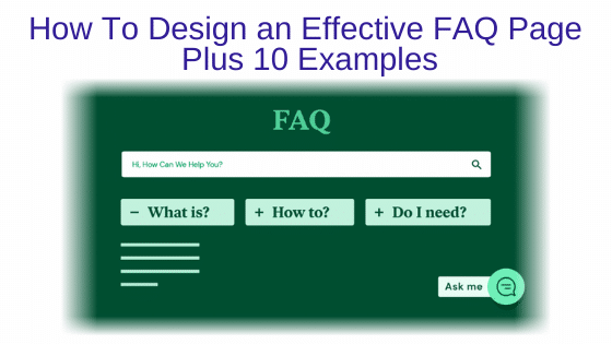 How To Design an Effective FAQ Page + 10 Examples