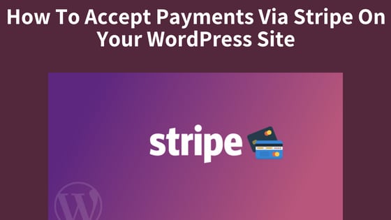How to Accept Payments via Stripe On your WordPress Site