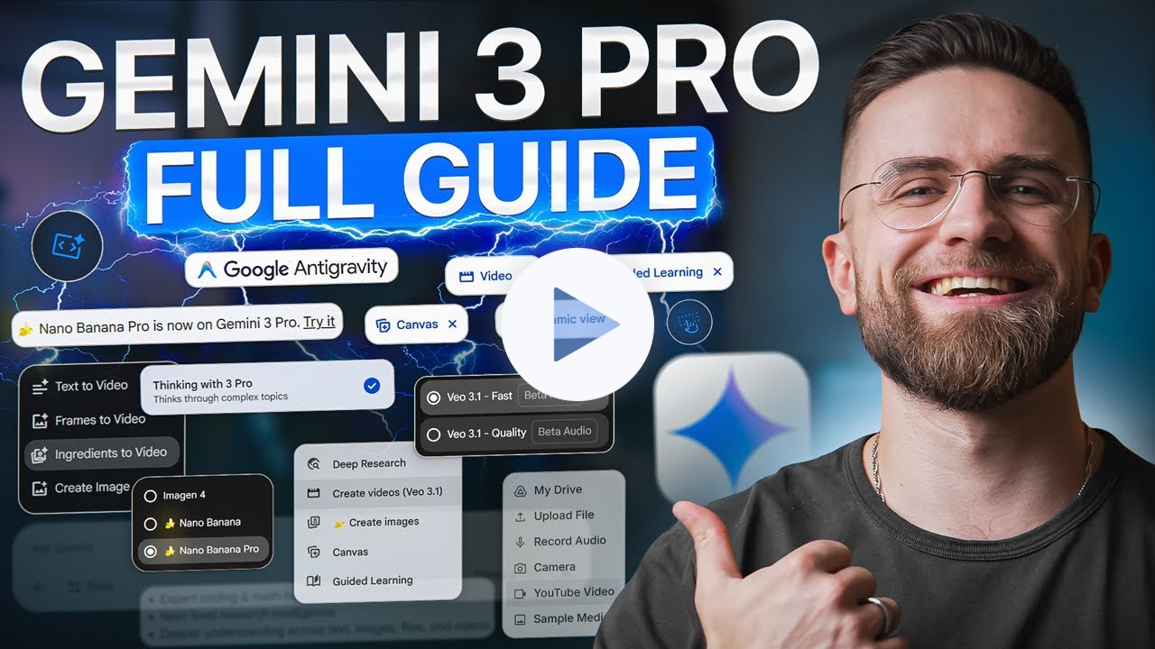 Ultimate Gemini 3.0 Pro Guide 2025: How to Use Google AI For Beginners