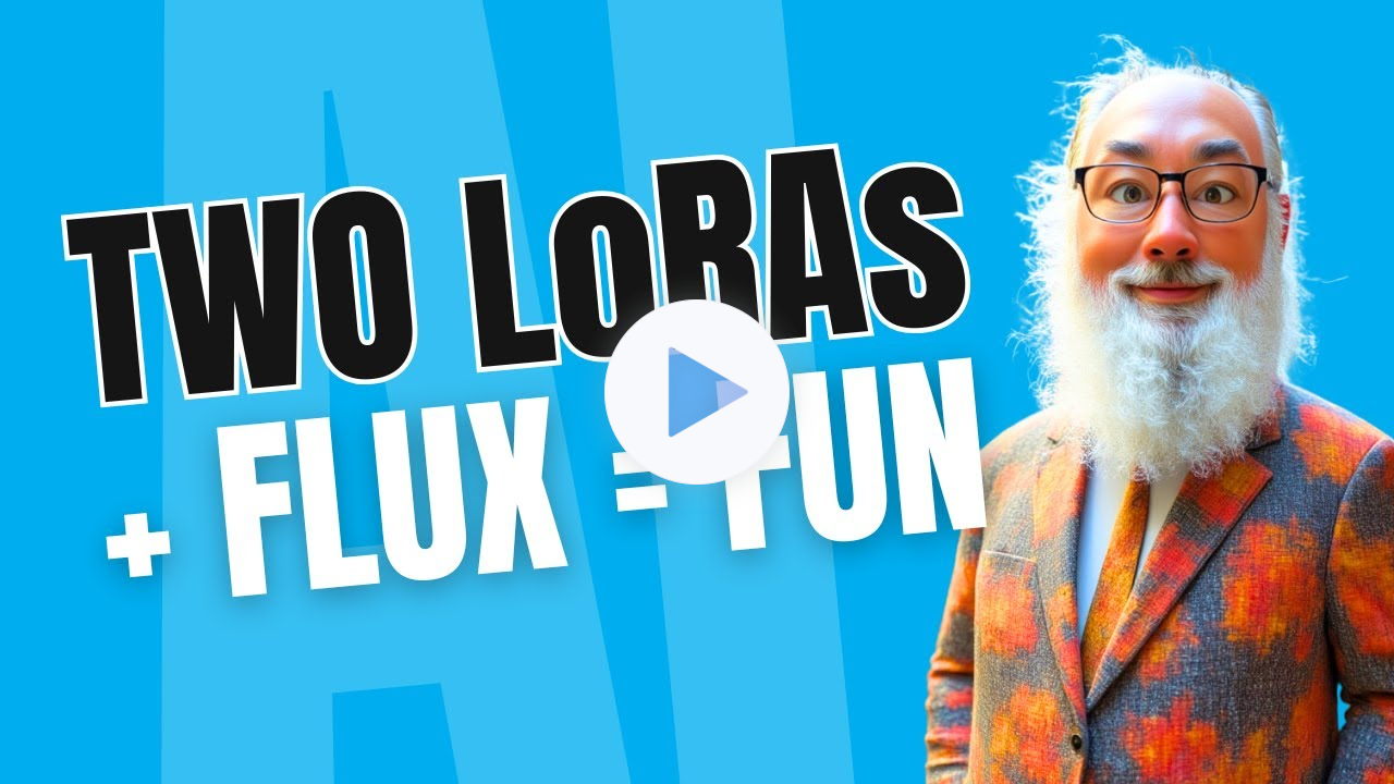 How To Combine Two LoRAs For STUNNING AI Art In Flux!