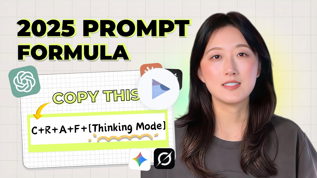 The Best 2025 ChatGPT Formula: Master AI Prompting in 15 Minutes (Beginner to Advanced)