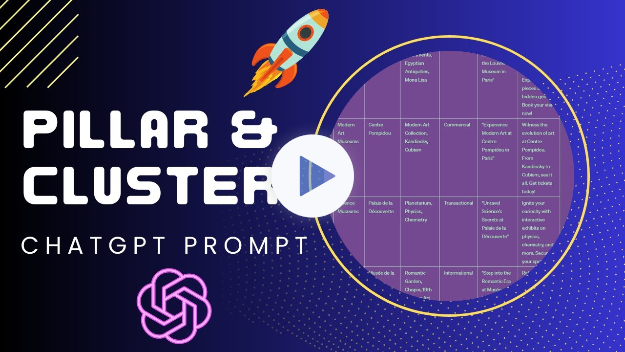 AMAZING Pillar & Cluster Topics with ChatGPT: Content Mastery in Under 20 Minutes 🔥