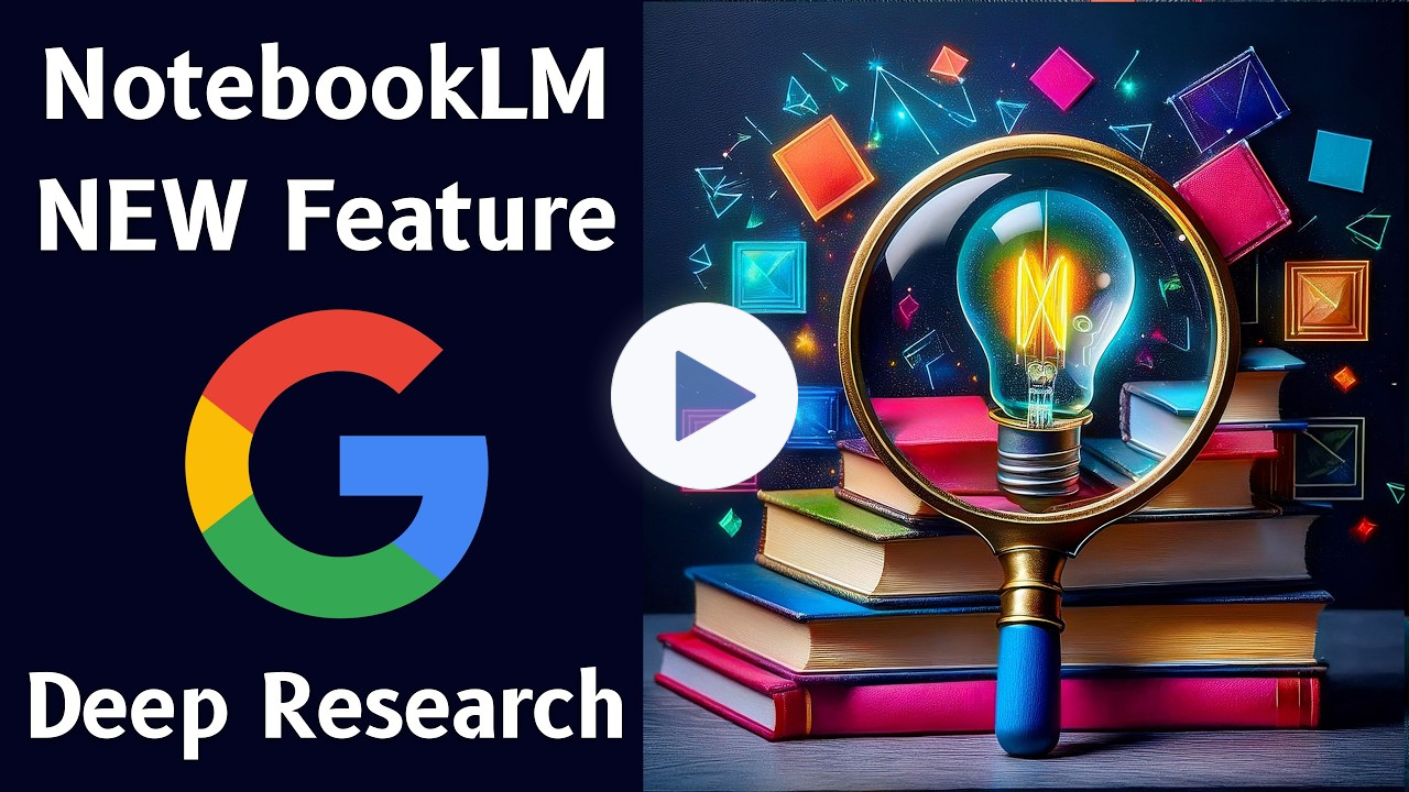 NEW NotebookLM Feature: Discover Sources 📚 AI Deep Research 🔍LM
