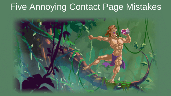 Five Annoying Contact Page Mistakes