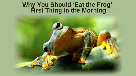Why You Should ‘Eat the Frog’ First Thing in the Morning