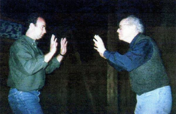 Jerome Mayne with Paul Sills in Door County, 2001