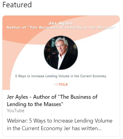 Jer Ayles: The Business of lending to the Masses