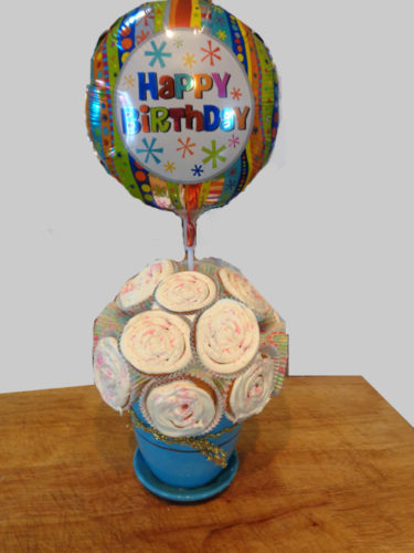 Cupcake Birthday Bouquet