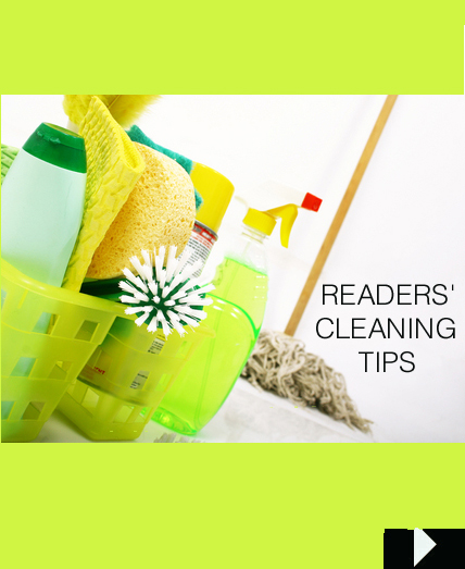 Raeders' Cleaning Tips - page 