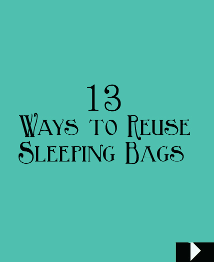 Recycling Sleeping Bags